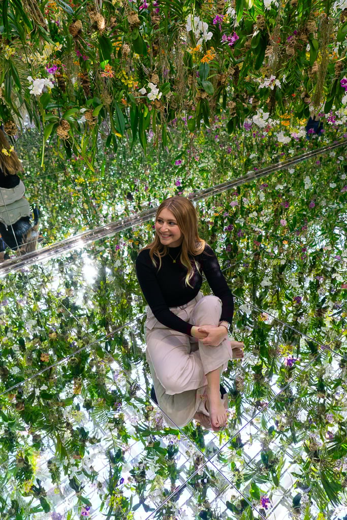 Orchid room at teamlab Planets in Tokyo