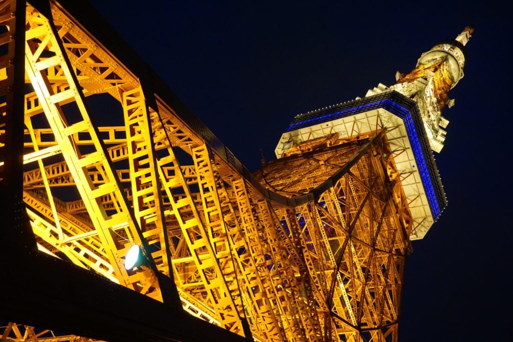 Ground Shot of Tokyo Tower