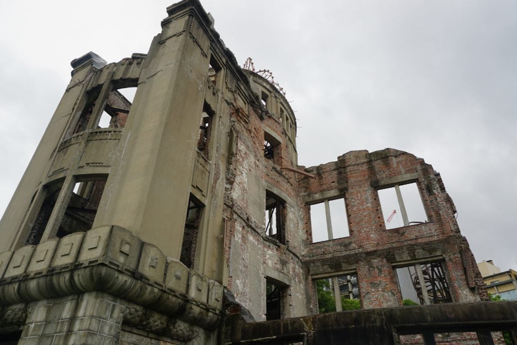 View of the Atomic Bomb Dome - Hiroshima day trip