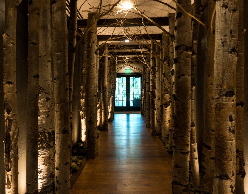 Entryway and exit of the Cedar Creek Spa at Big Cedar Lodge