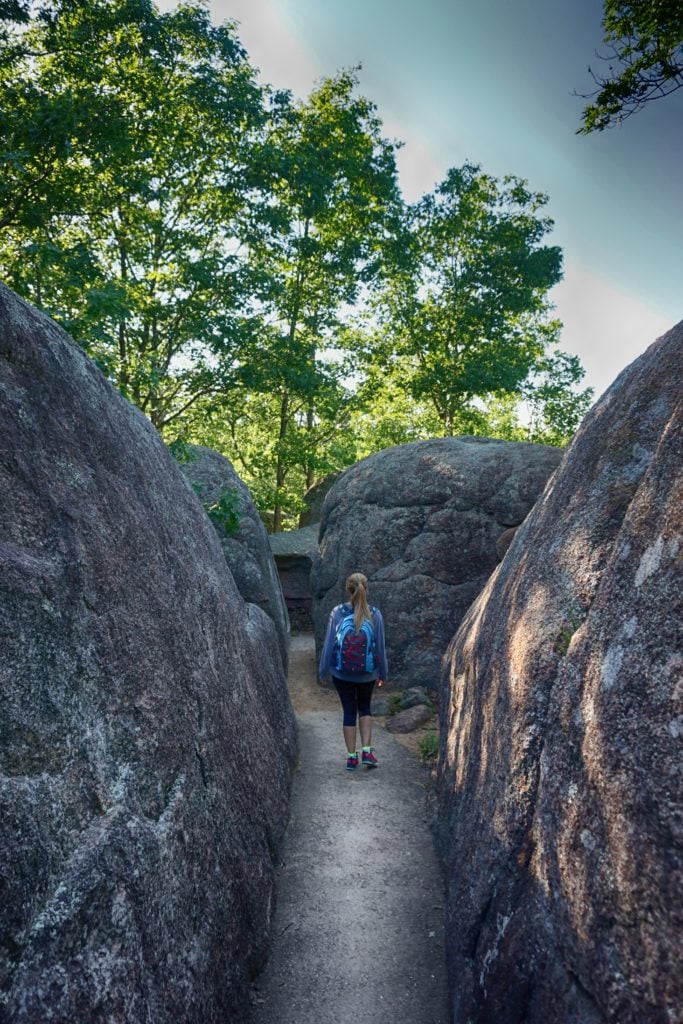 Boulders at Elephant Rocks State Park in Missouri