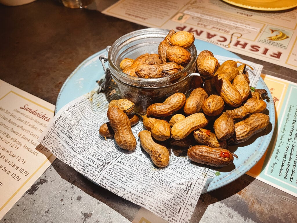 Boiled Peanuts from Owen's Fish Camp in Sarasota