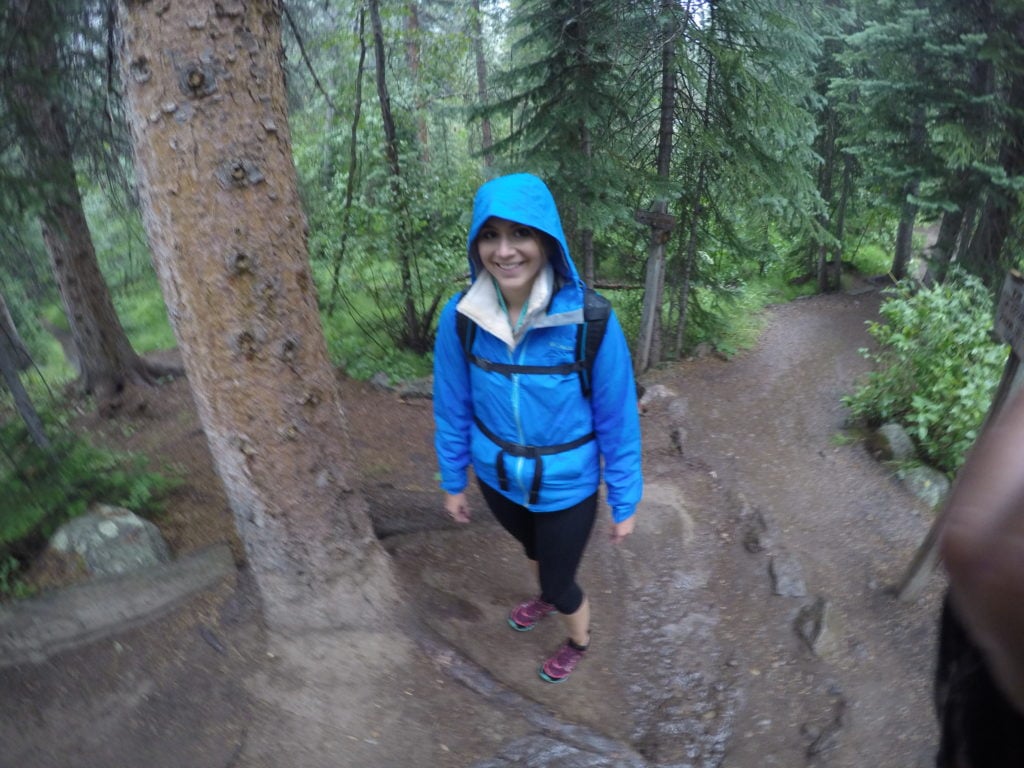 Taking the Grottos Trail in Colorado.