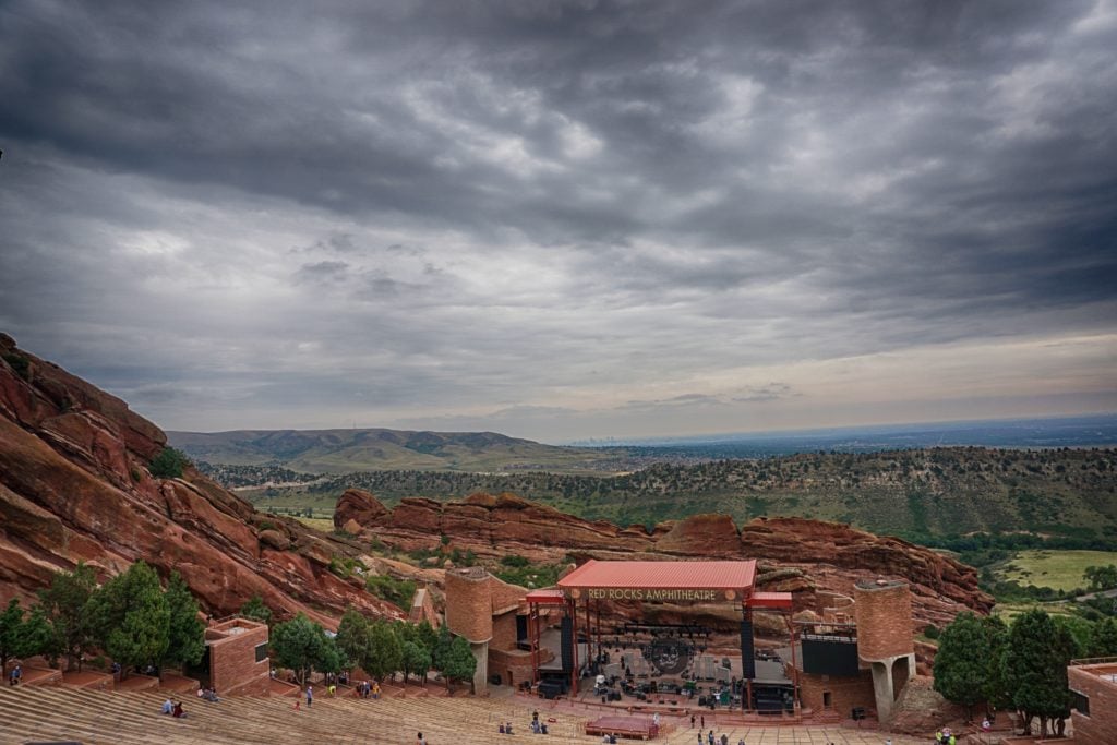 Red Rocks Amphitheatre in Denver, Colorado.