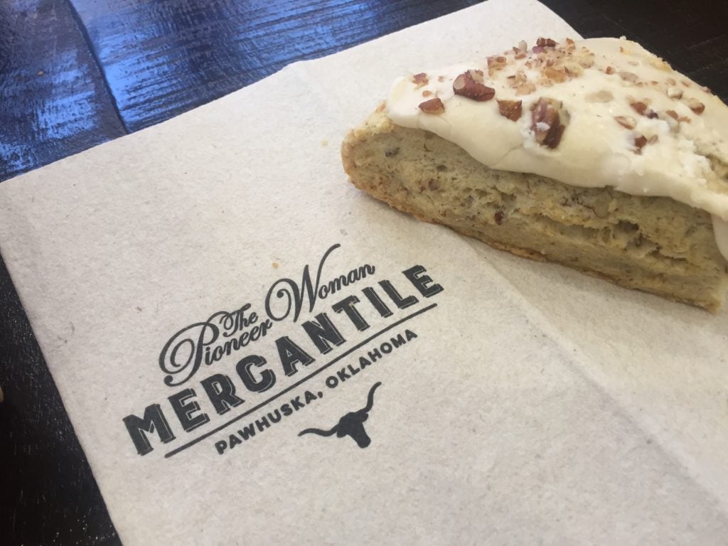 Pecan Maple Scone from the Mercantile in Pawhuska