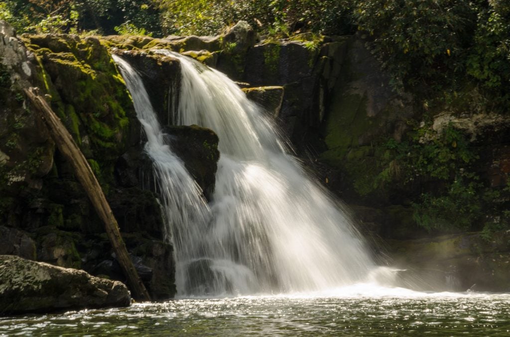 A waterfall - Fun things to do in Gatlinburg and Great Smoky Mountains National Park