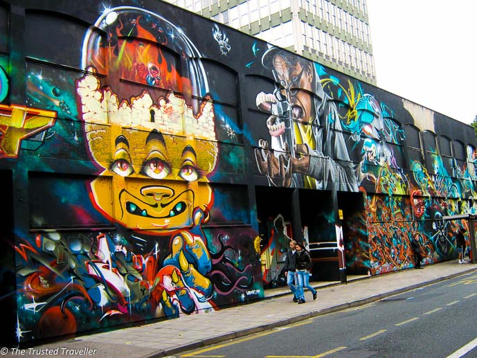 See no evil - coolest street art mural in Bristol, UK