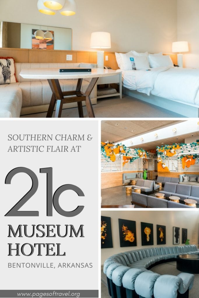 The 21c Museum Hotel Bentonville will compel you with its Southern charm, contemporary art, flavorful dishes, and artistically posh pet-friendly rooms.