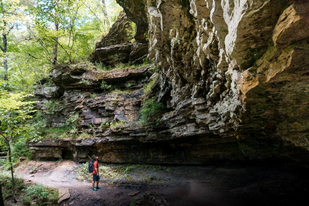 Camping Hiking at Devil s Den State Park in West Fork Arkansas