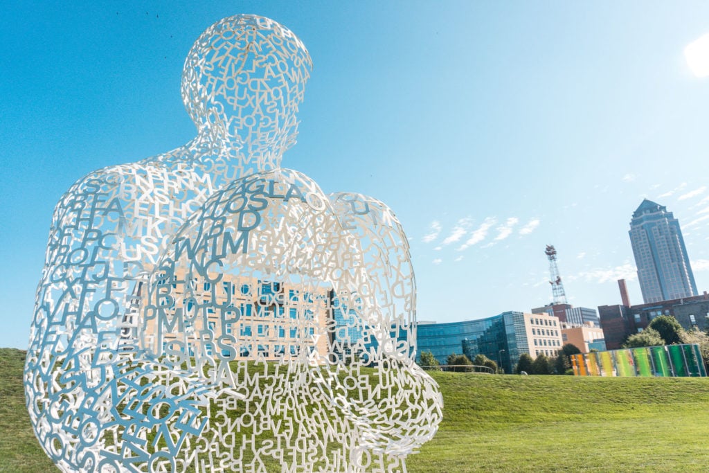 Pappajohn Sculpture Park in Des Moines, Iowa