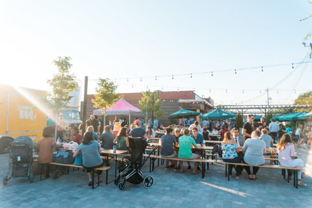 Food truck Friday event at Sycamore Brewing in Charlotte