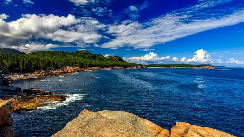 Acadia National Park in Maine east coast USA road trip.