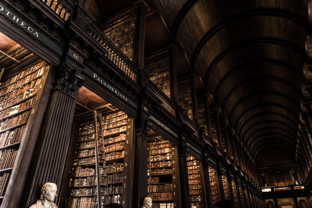 Trinity College Long Room in Dublin