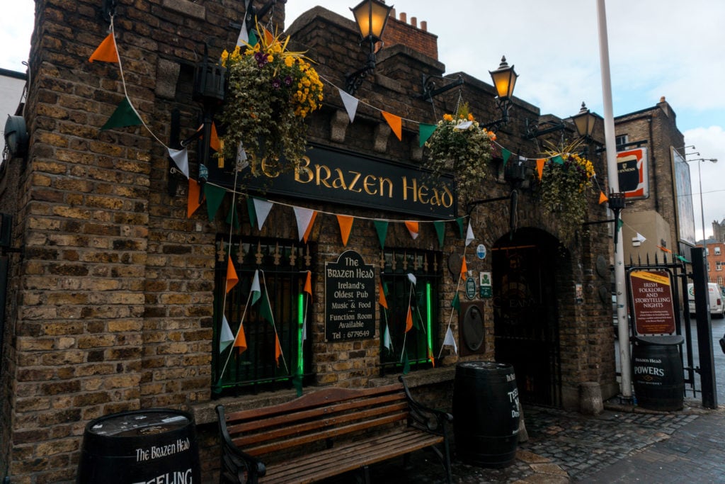 The Brazen Head pub in Dublin, Ireland