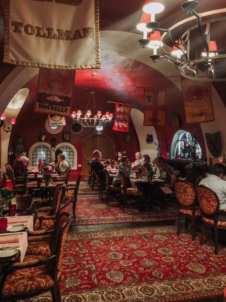 The Dungeon Dining Room at Ashford Castle