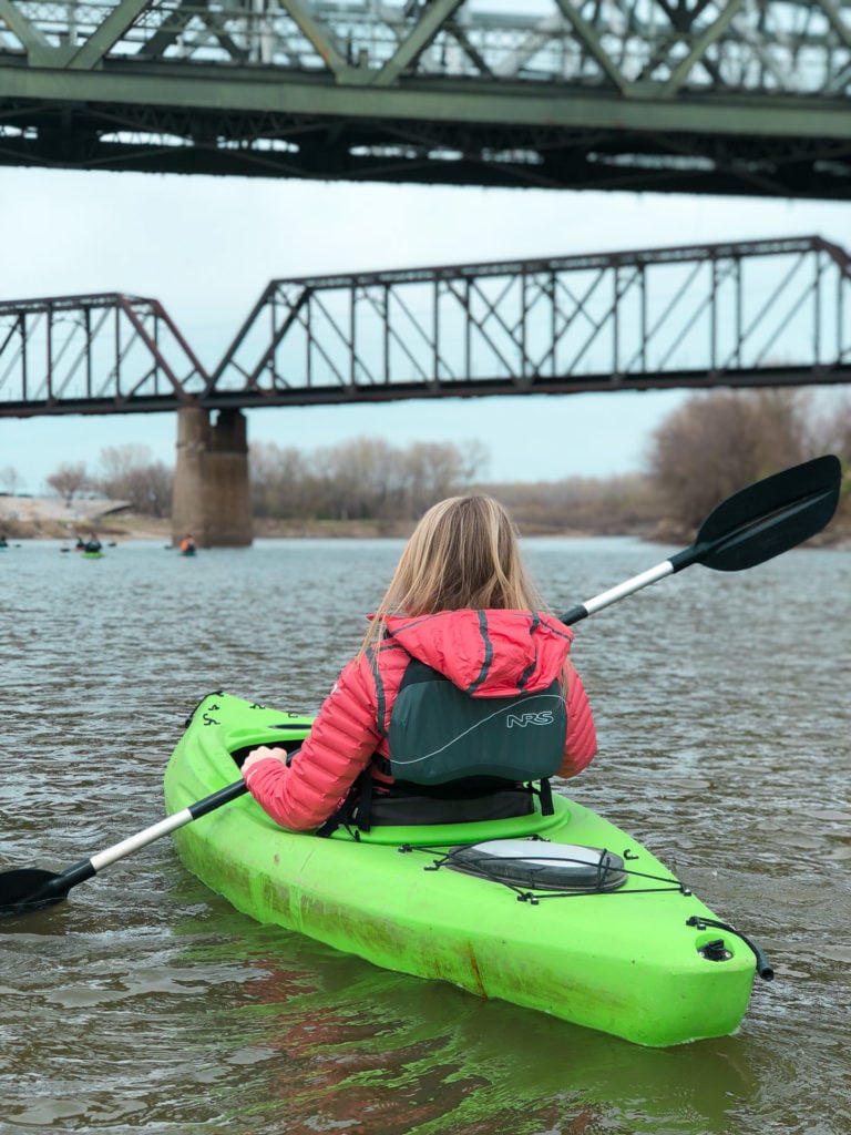 Kayak the Kansas River at Lewis & Clark Park at Kaw Point