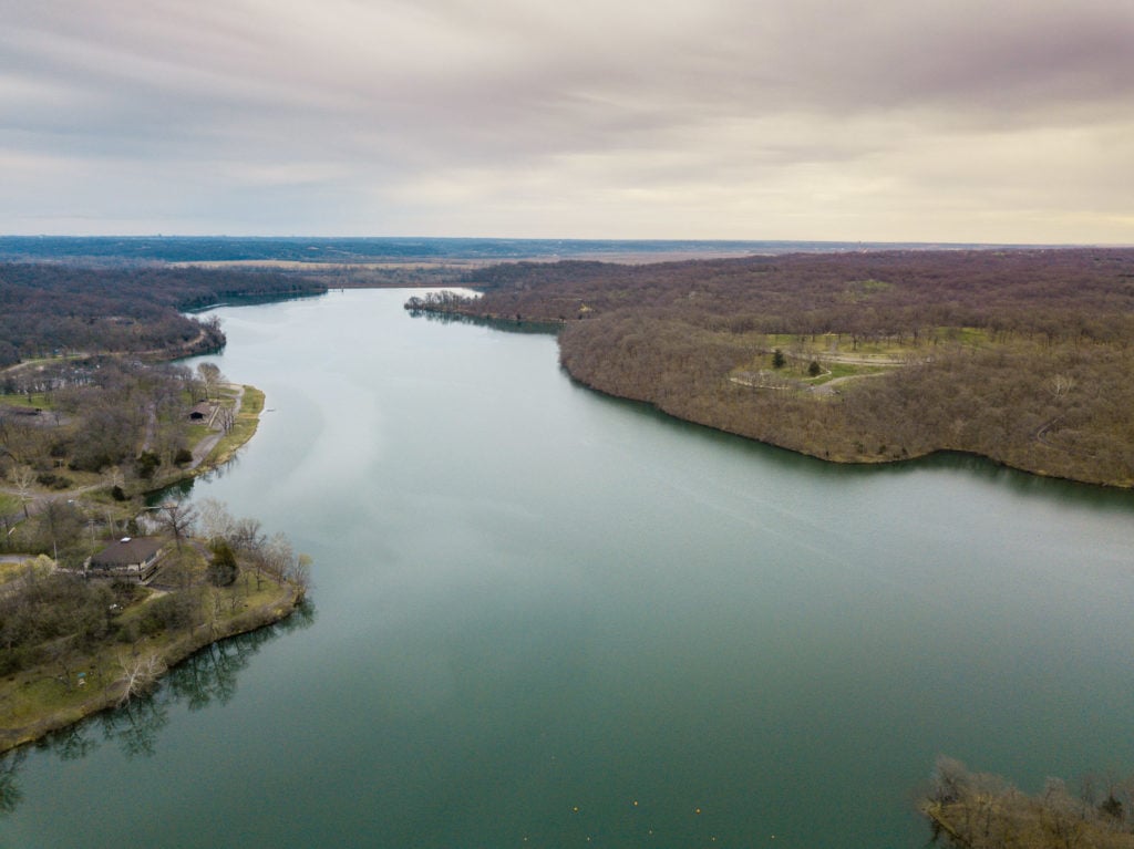 View of Wyandotte County Lake