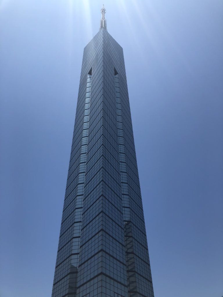 View of a skyscraper - Fukuoka Tower