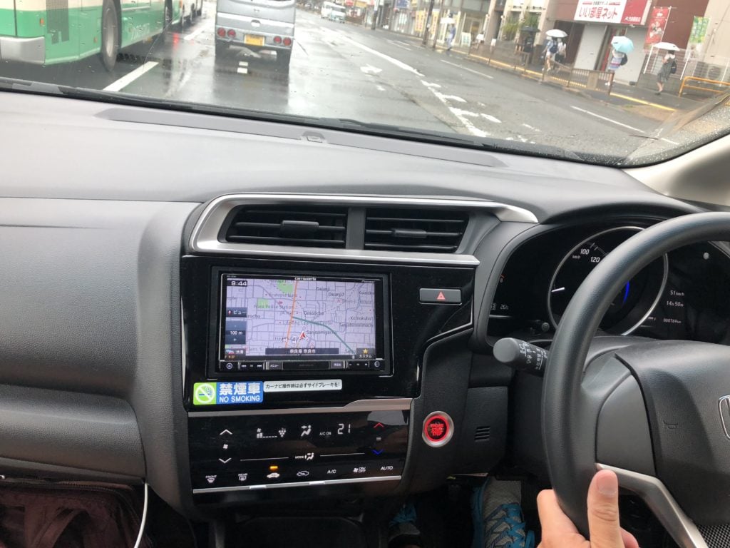 Japan road trip - Japanese GPS system