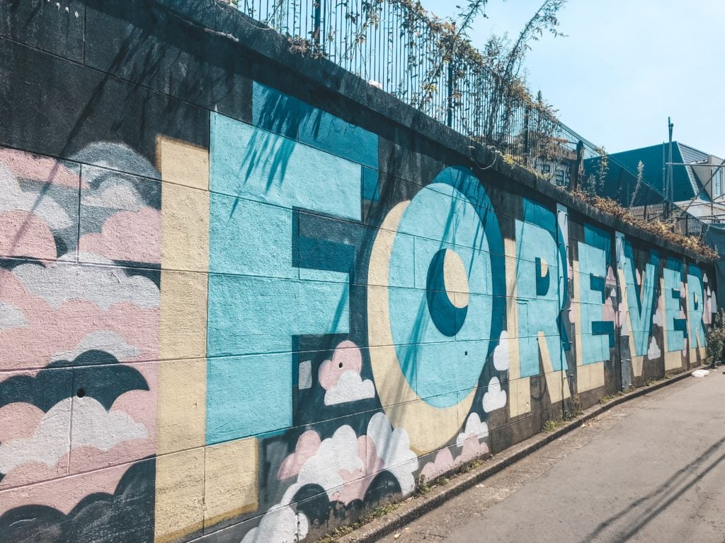 Now Is Forever mural in Tokyo, Japan