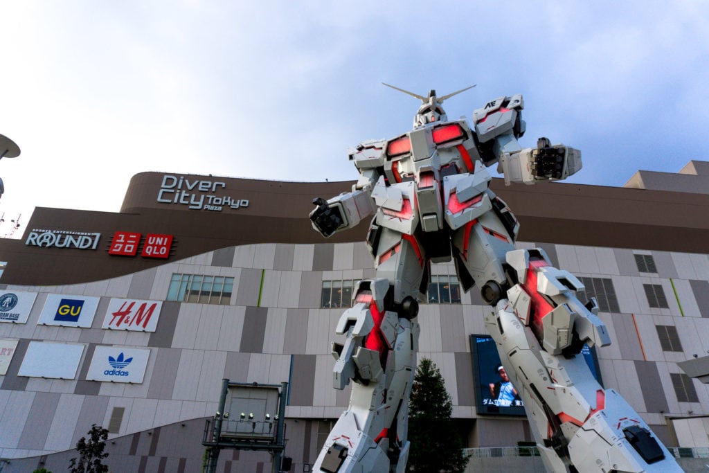 Gundam Statue at DiverCity Tokyo