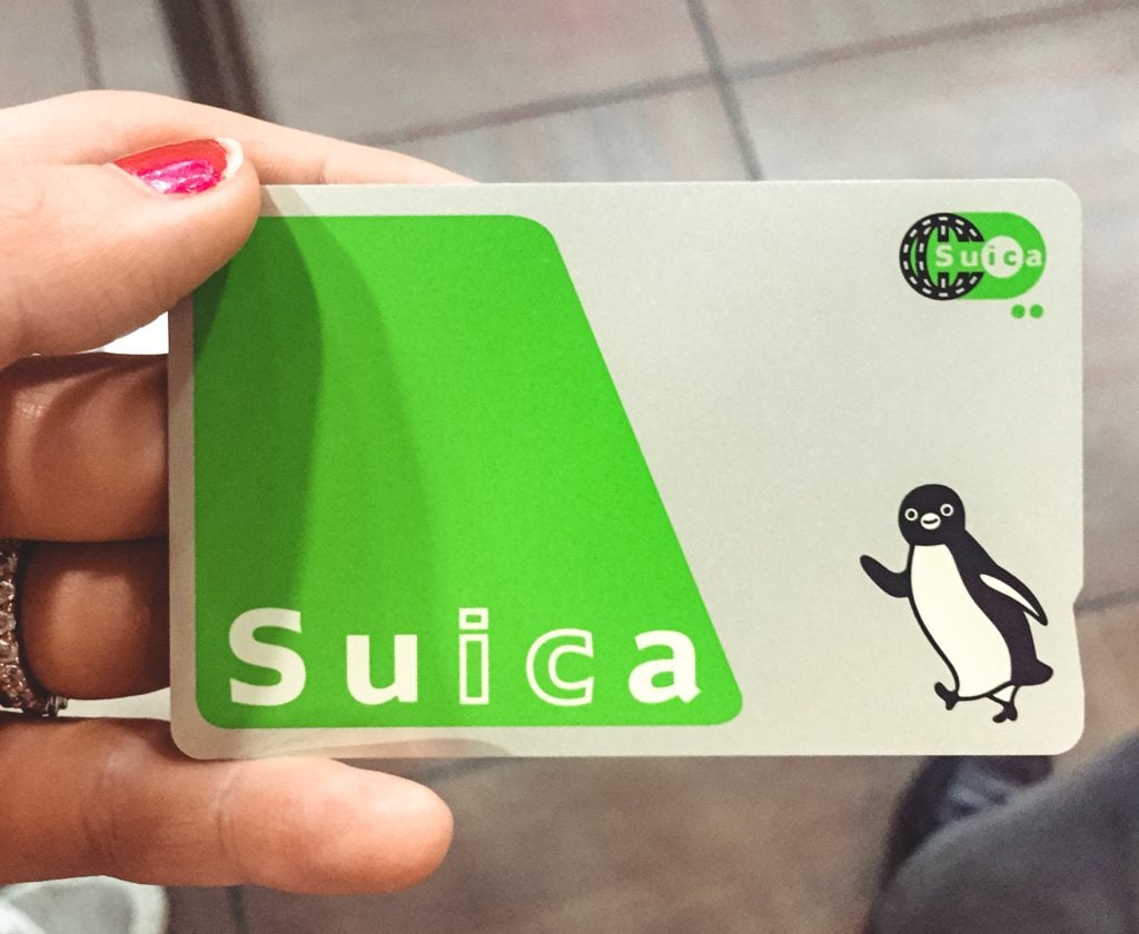 Suice IC card for Japan (penguin logo on the side)