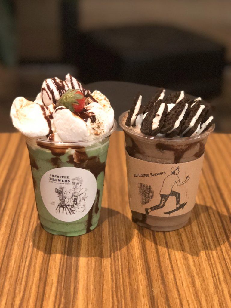 Dessert shakes from 10 Coffee Brewers - Oita, Japan