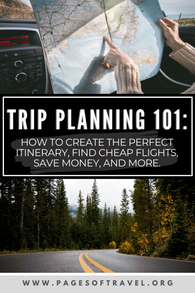 Ever have trouble deciding where to begin when planning your trip? In this travel planner we'll cover the best way to make your next trip itinerary, how to save money for travel, find cheap flights and more.