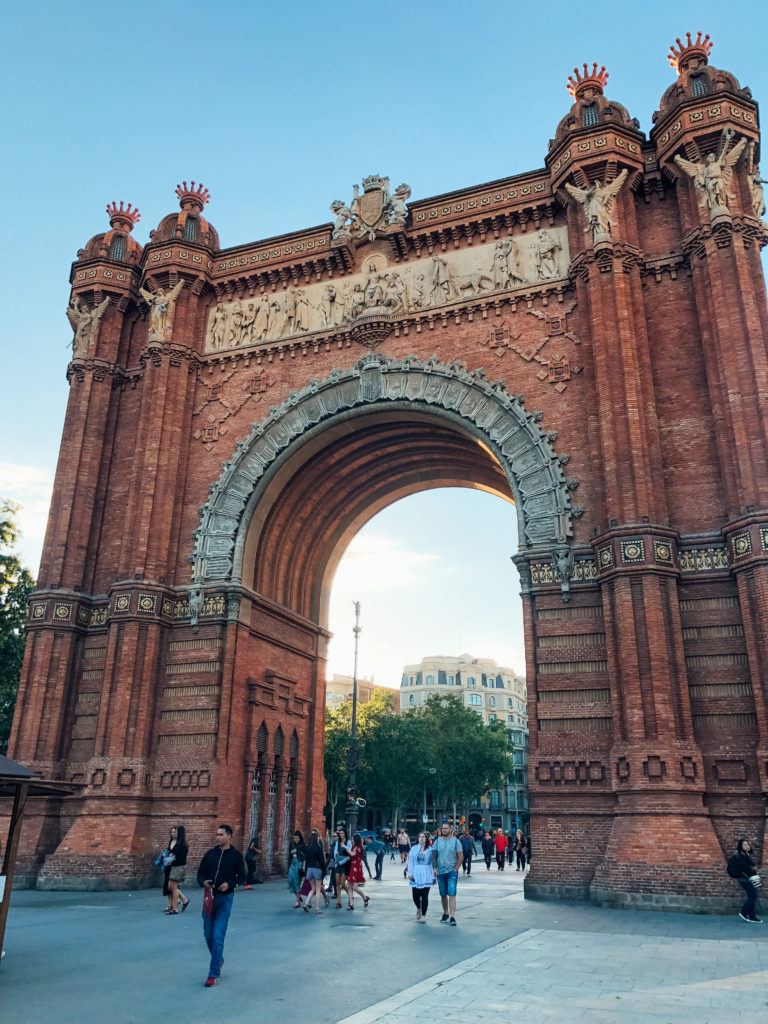 Arc de Triomf is something to see during 2 days in Barcelona