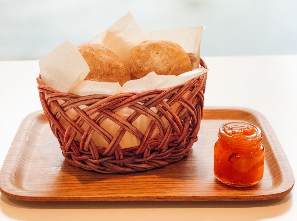 Sweet biscuits with jam from the cafe at Hakone Open-Air Museum.