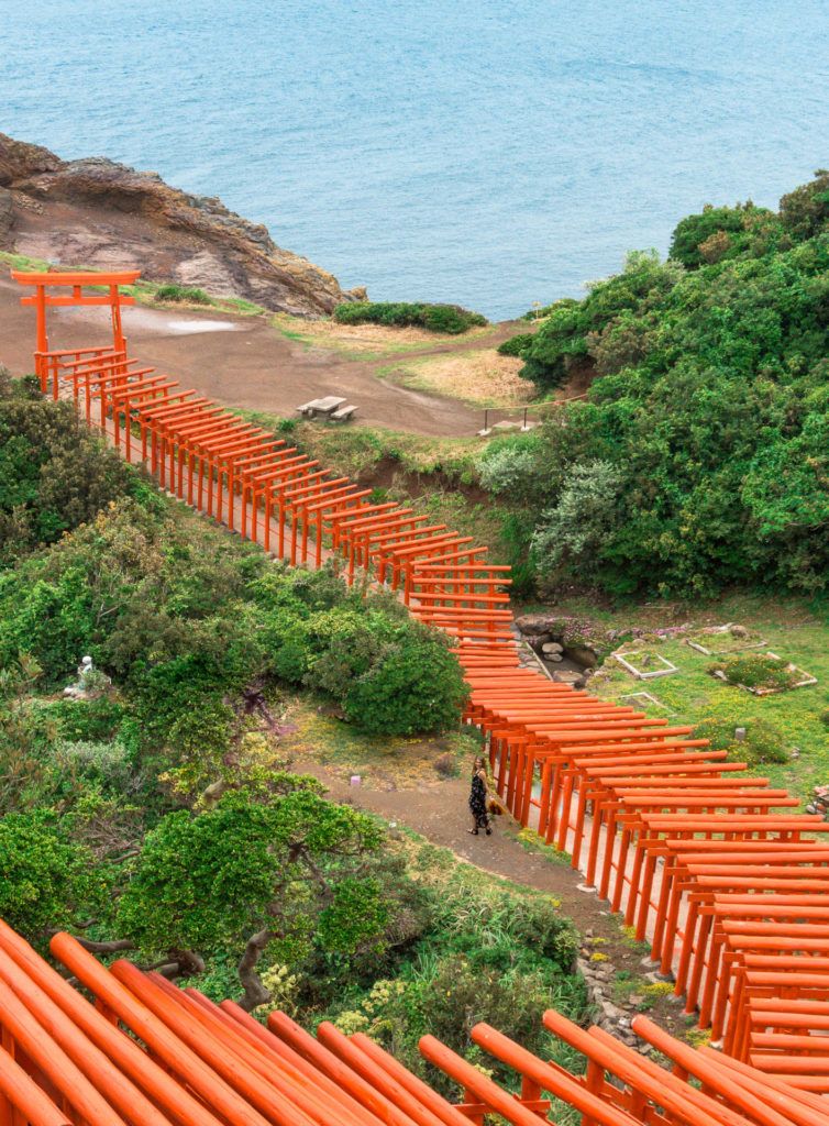 Motonosumi Inari Shrine in Nagato, Japan