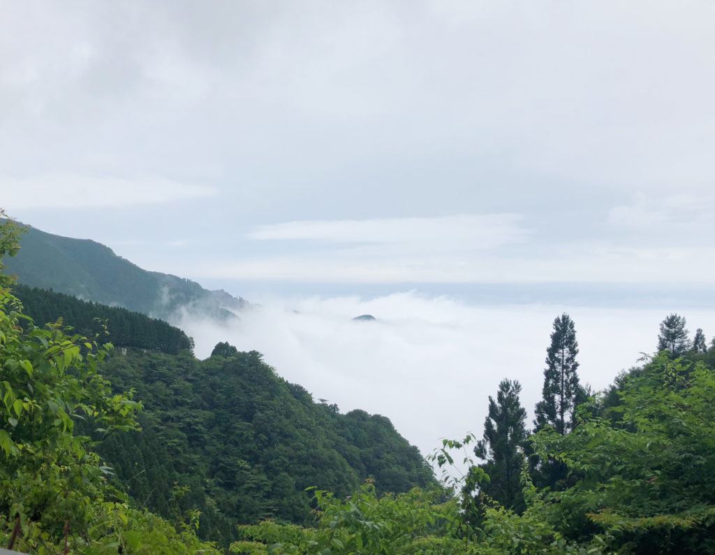 Nihonsugi Toge Mountain Pass in Gokanosho, Japan