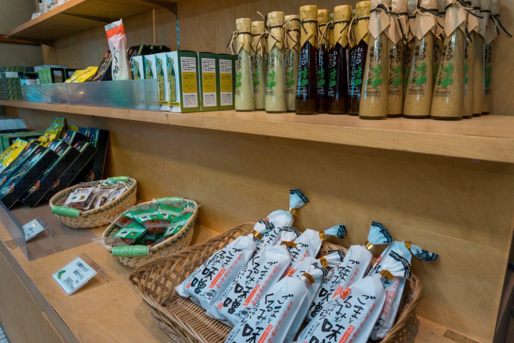 Gift store at Daio Wasabi Farm