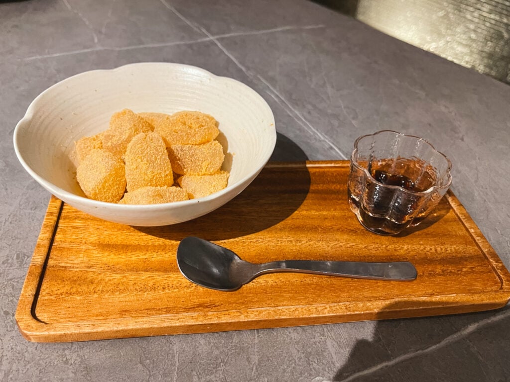 Warabi mochi in Japan