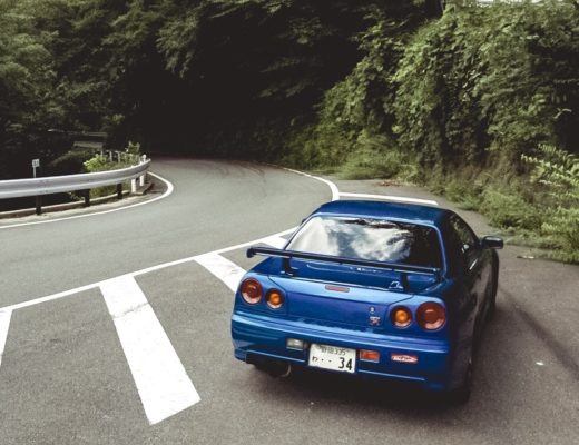 Nissan Skyline R34 GT-R rental in Japan.