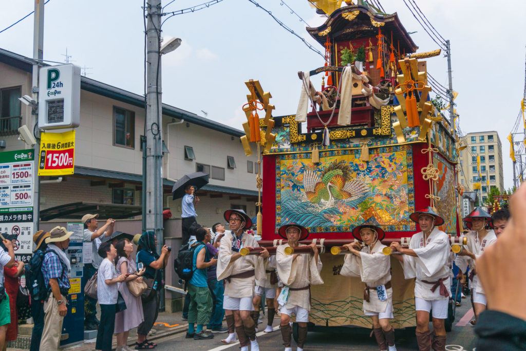 One of the floats at Gion Matsuri - Kyoto