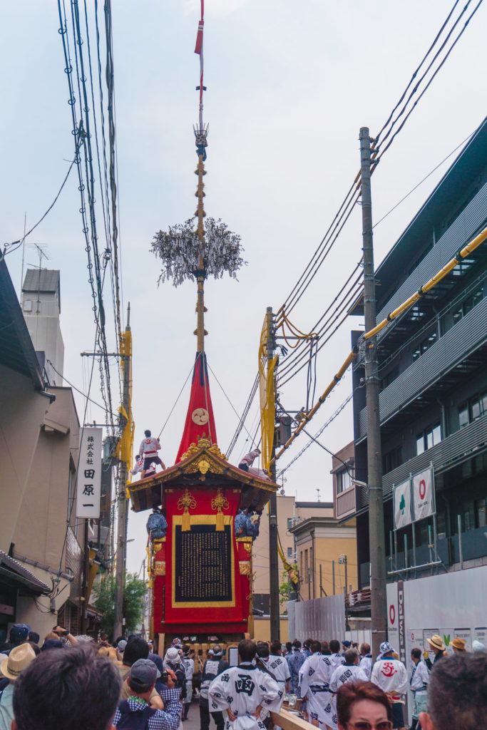 A float at Gion Matsuri in Kyoto