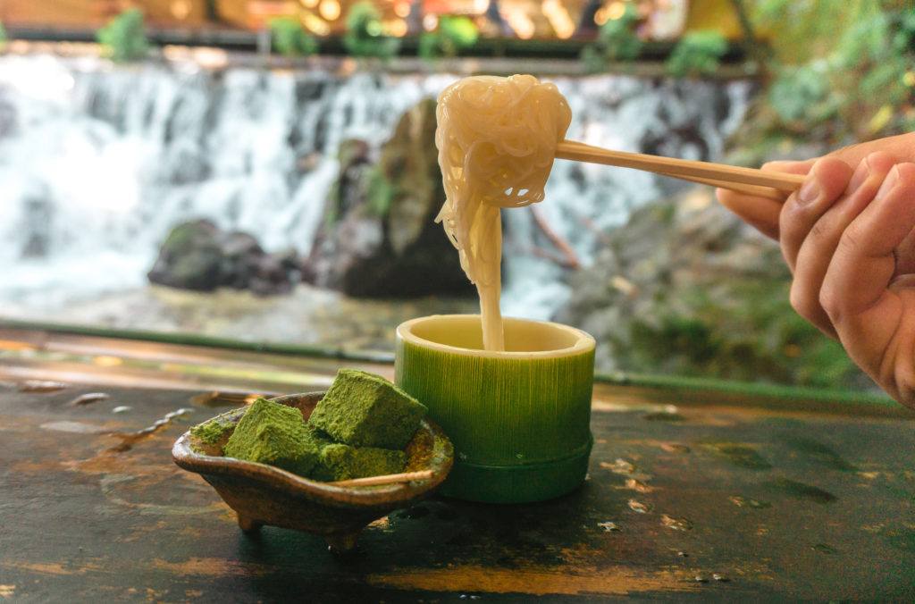 Nagashi Somen from Hirobun in Kyoto