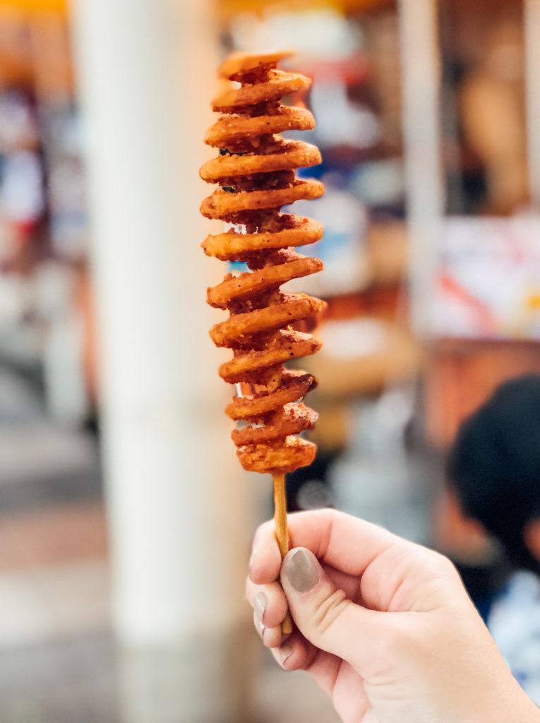 Tornado potato - Japanese summer festival food