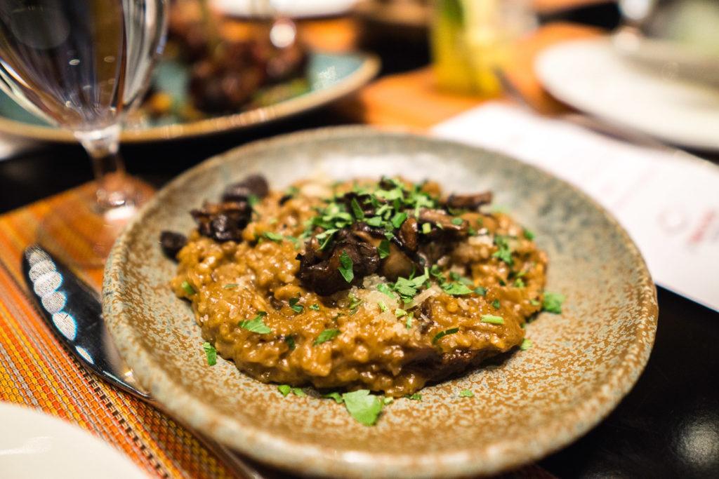 Mushroom risotto from Julian Serrano Tapas in Las Vegas