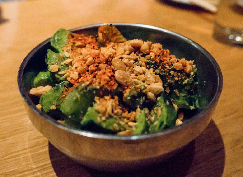 Tuna bap & cucumber salad from Momofuku in Las Vegas