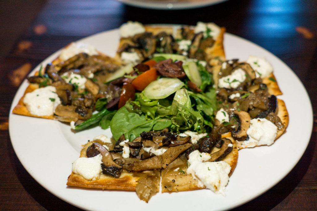 Goat cheese flatbread from The Pantry in Little Rock