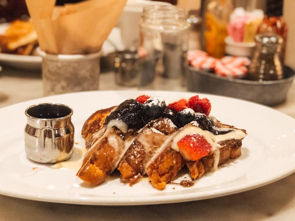 Mixed berry french toast from The Pantry in Las Vegas