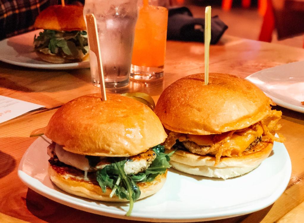 Burgers from Big Orange restaurant in Rogers, Arkansas - The best places to eat in Northwest Arkansas