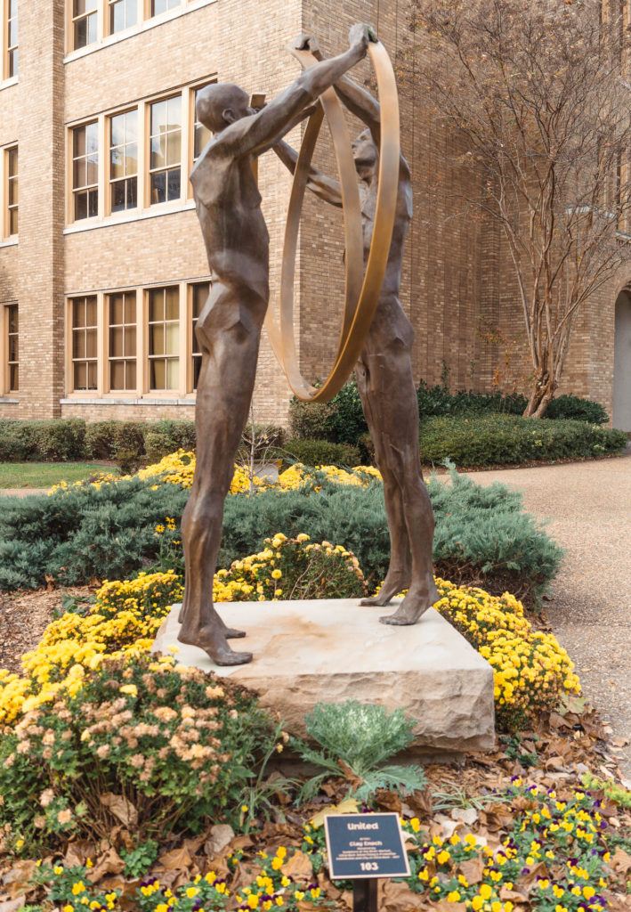 United Statue by Little Rock Central High School