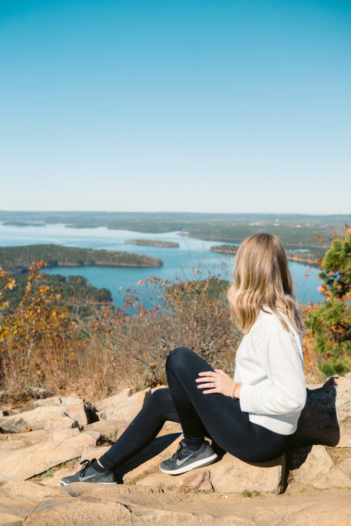 View from Pinnacle Mountain in Little Rock, Arkansas - hiking in Little Rock, things to do in Little Rock