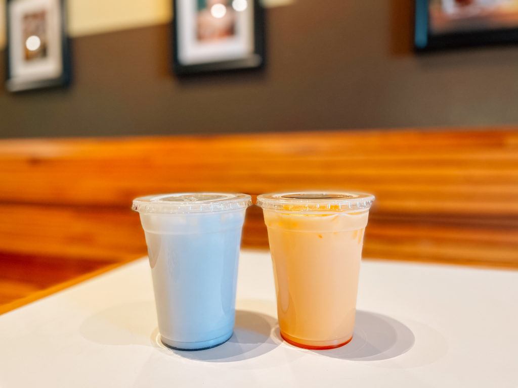 Lavender and Orange Cream Italian Sodas from Iron Horse Coffee Company - Rogers, Arkansas