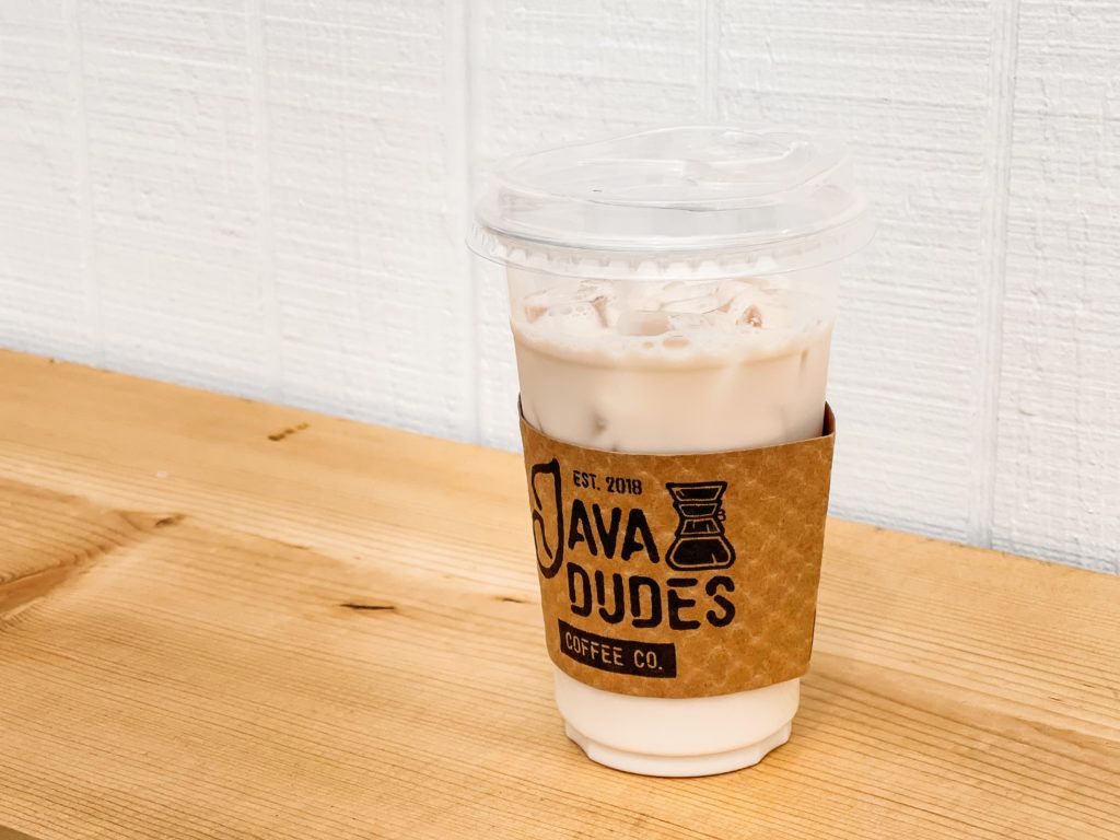 Iced Lavender Fog drink from Java Dudes in Rogers, Arkansas - coffee shops in Northwest Arkansas