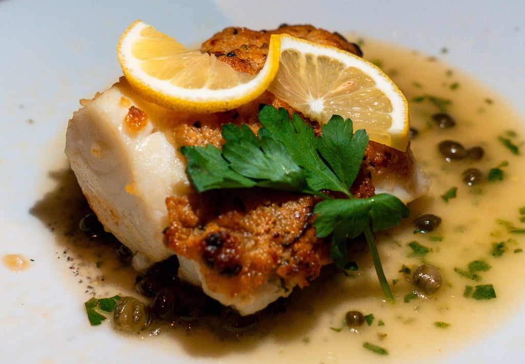 New England Baked Cod from Michael's on East in Sarasota - Sarasota restaurants