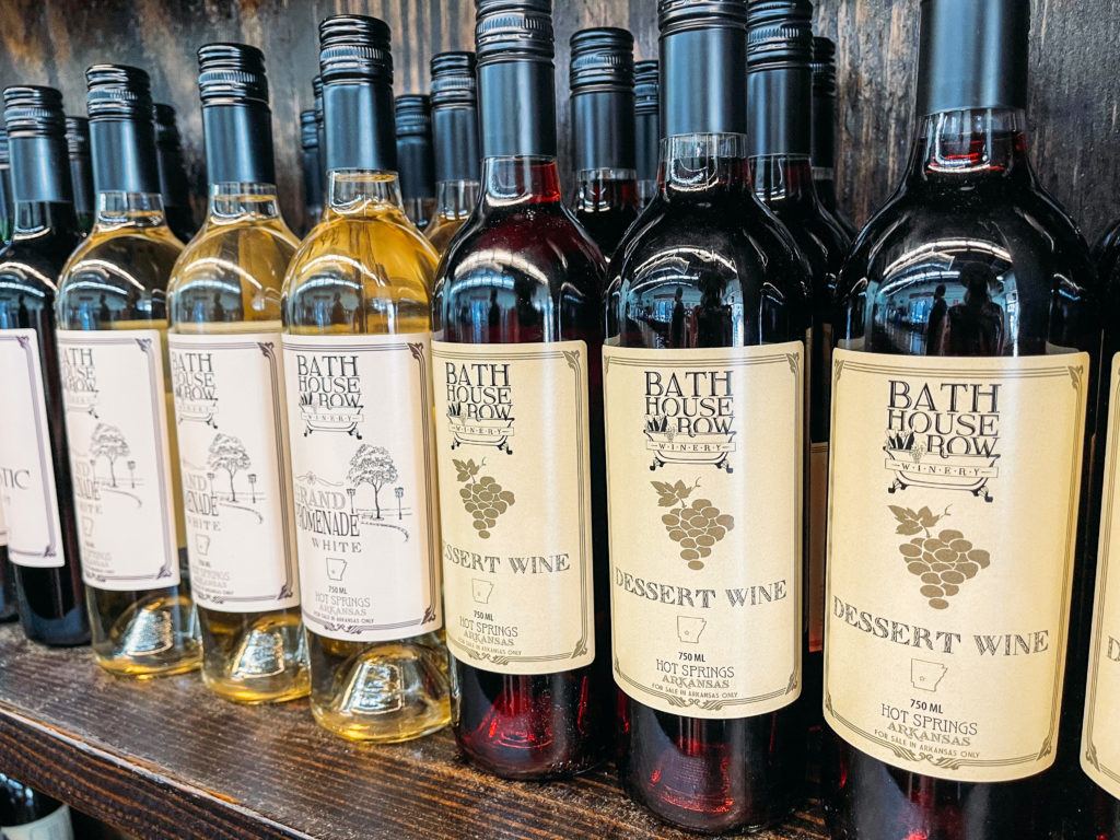 Bathhouse Row Winery in Hot Springs, Arkansas